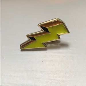 Lightening Bolt Enamel pin